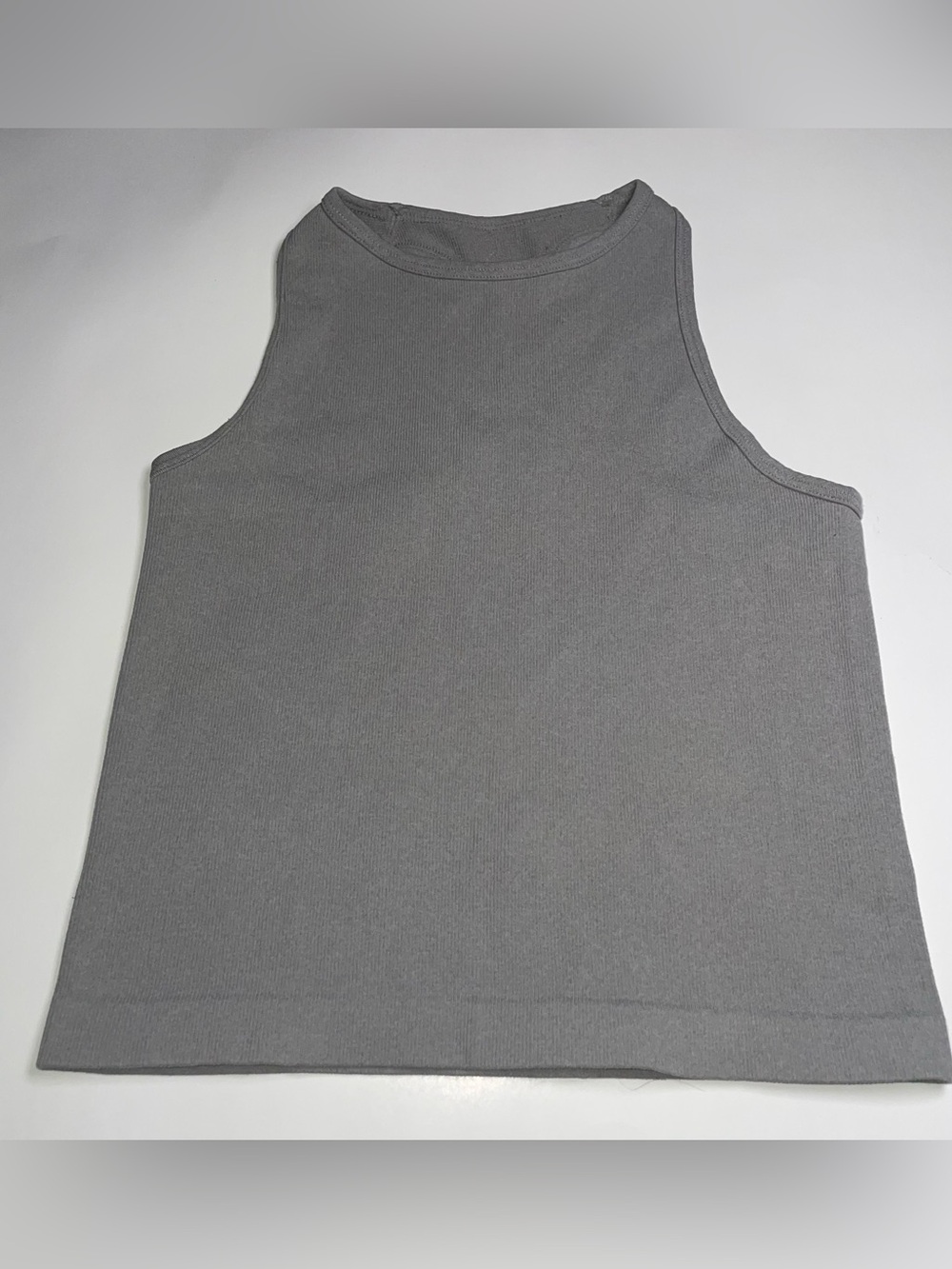 Intimately Free People Light Grey Racerback Athleisure Tank Top Clean Girl
